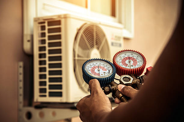 Professional Air Conditioning Service technician working in Bealeton, VA
